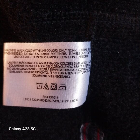 Woolrich Mens Charcoal Gray Half-Zip Fleece Pullover Sweater XL Polyester Classi - Picture 5 of 6